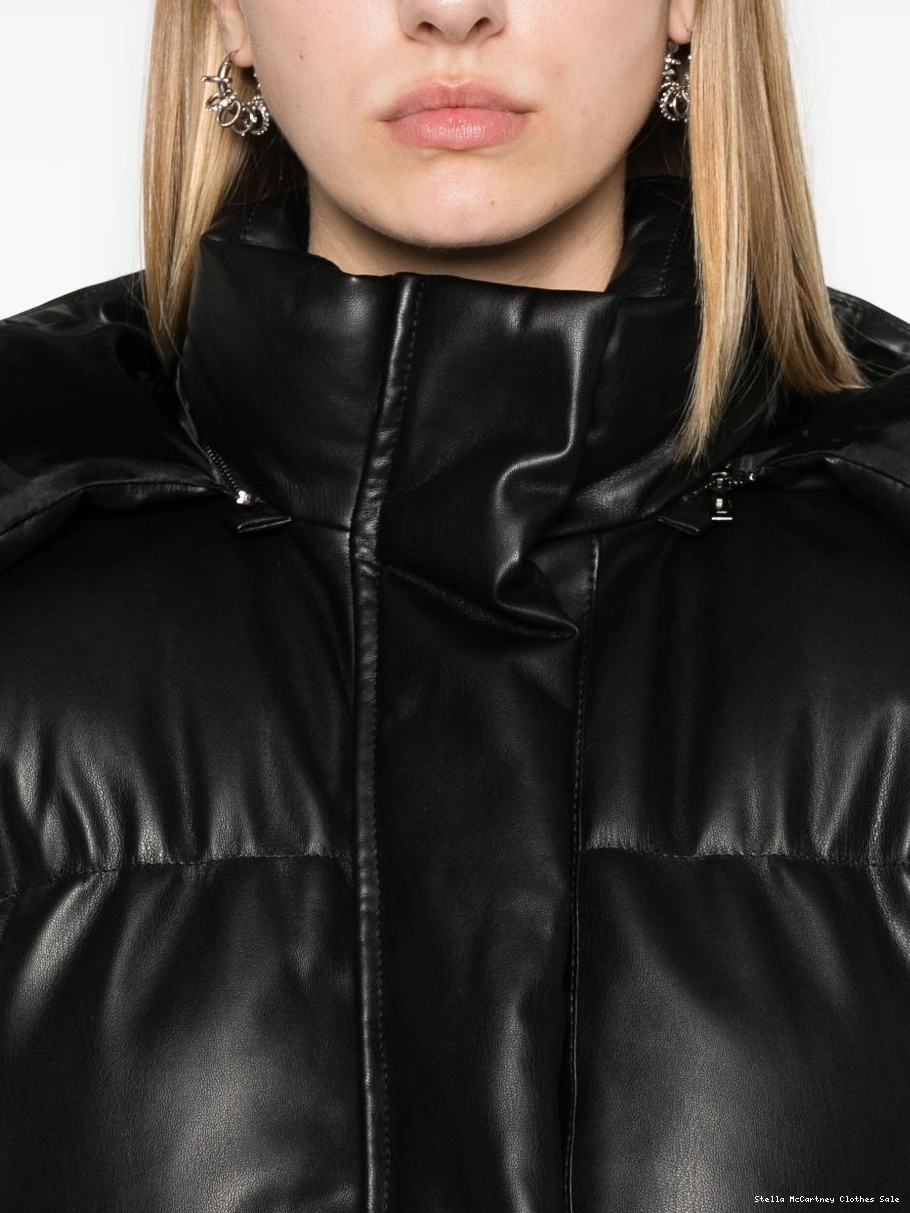 Affordable McCartney puffer Stella jacket faux-leather Women 0813